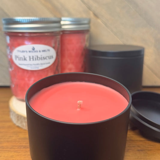 Pink Hibiscus - Candle