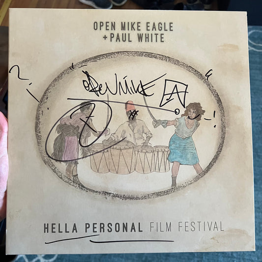 (Open Mike Eagle + Paul White (4)) Hella Personal Film Festival - LP Vinyl [SIGNED]